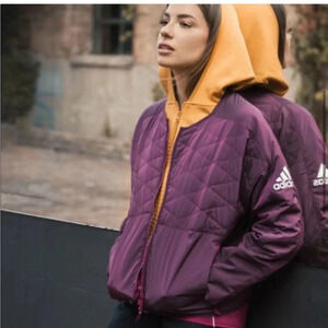 Adidas ZNE Padded Softshell Sport Windbreaker Jacket Relaxed Fit Size Medium